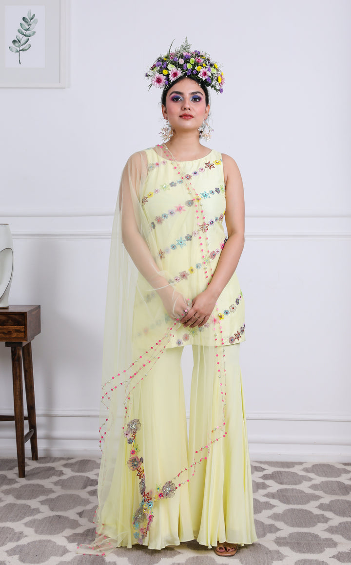 Sairah Sharara Set